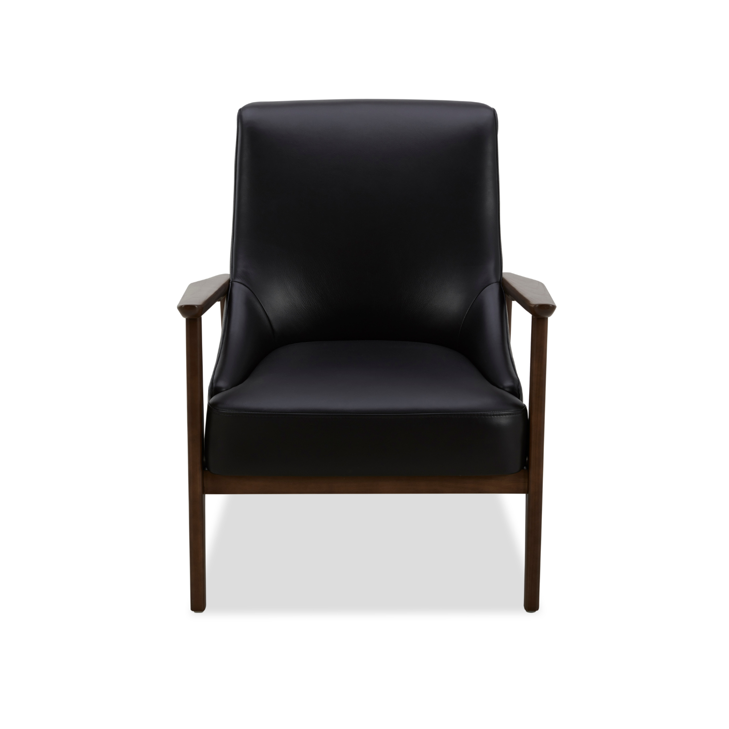 Mid-Century Leather Lounge Chair