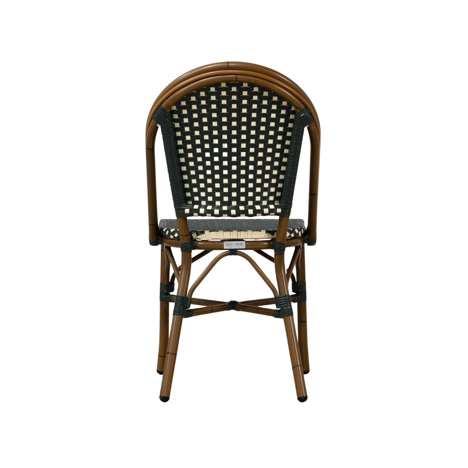 Modern Aluminum Outdoor Dining Chair with Woven, Stackable - Kitchen