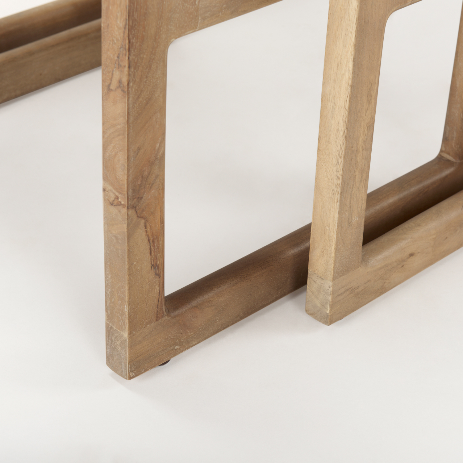 Contemporary Mango Wood Side Table with Nesting - Living Room