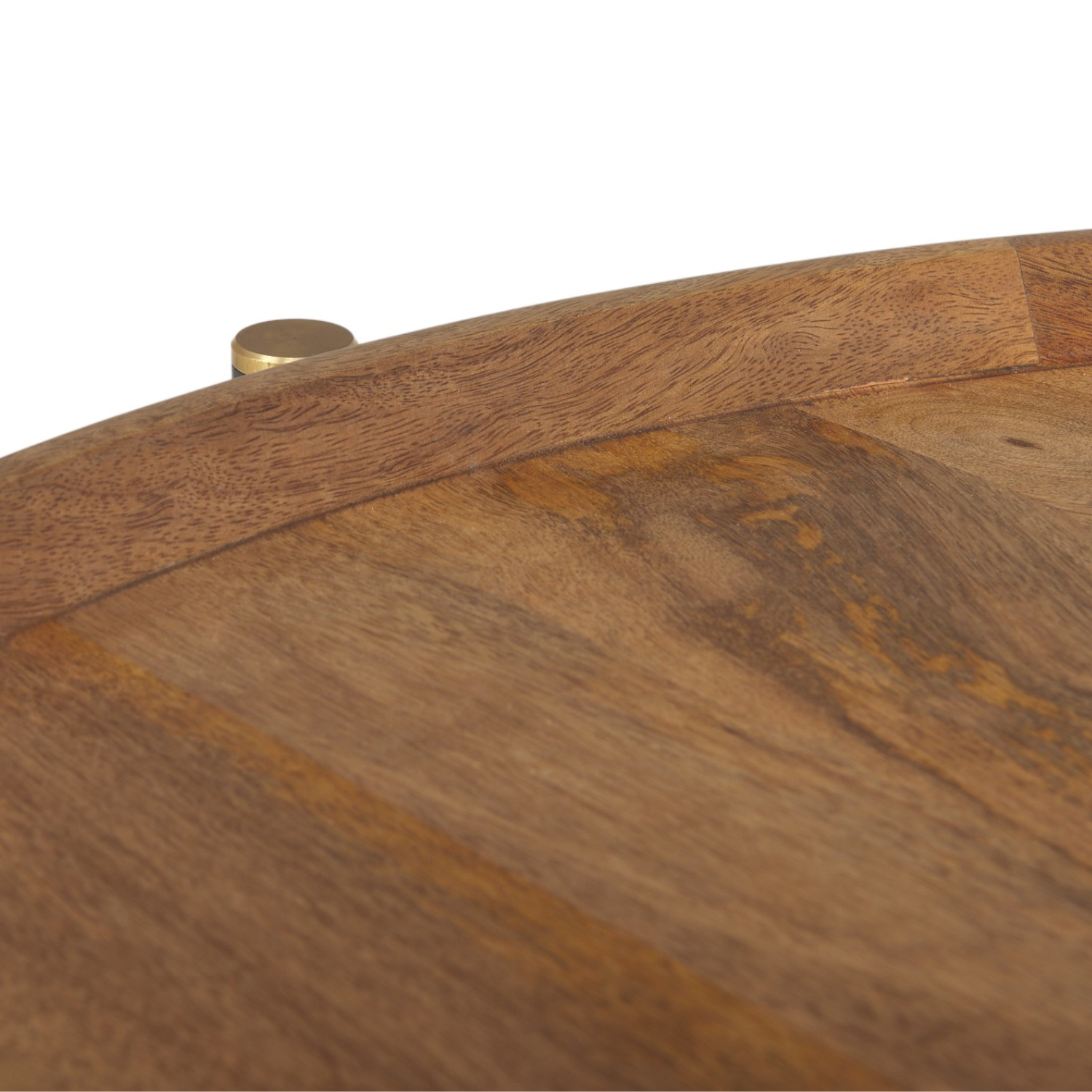 Farmhouse Solid Wood Coffee Table with Nesting, Round | Matte Finish