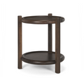 Bohemian Mango Wood Side Table with Storage