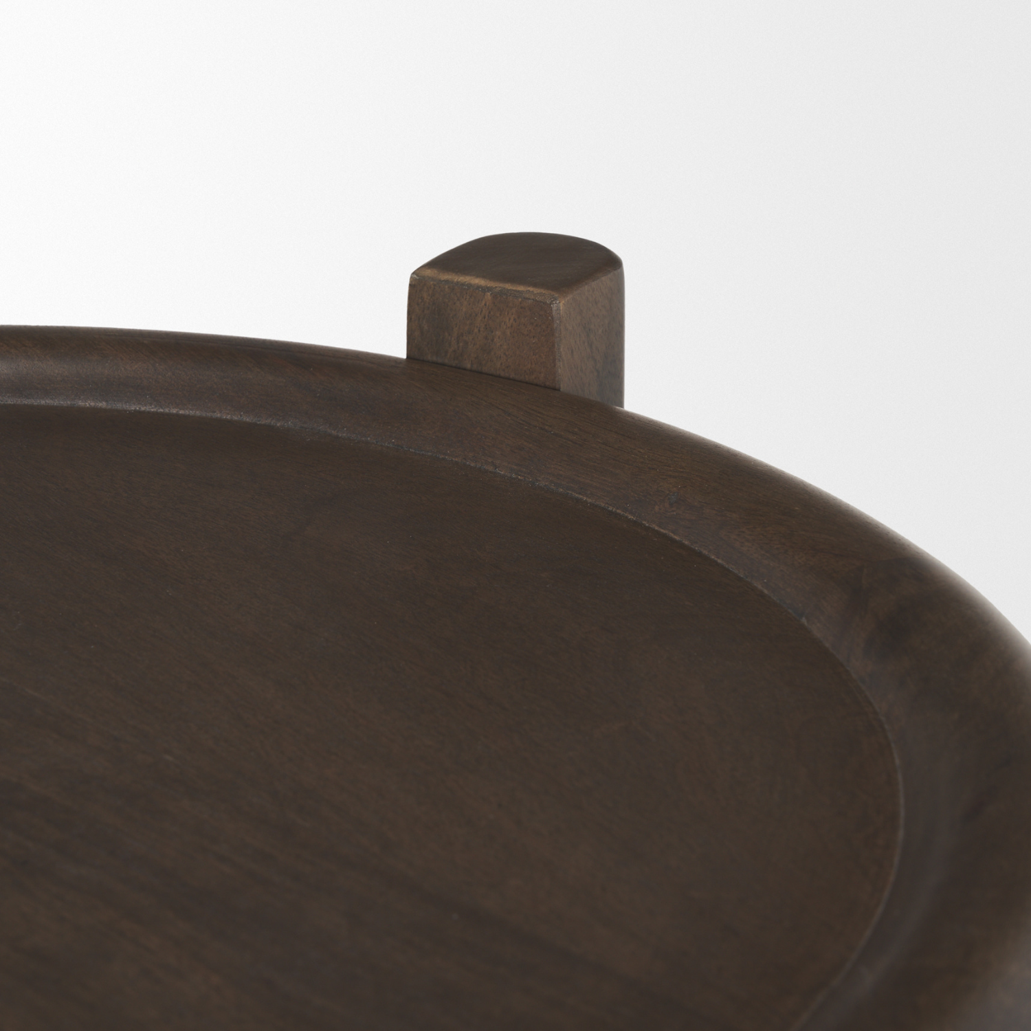 Bohemian Mango Wood Side Table with Storage