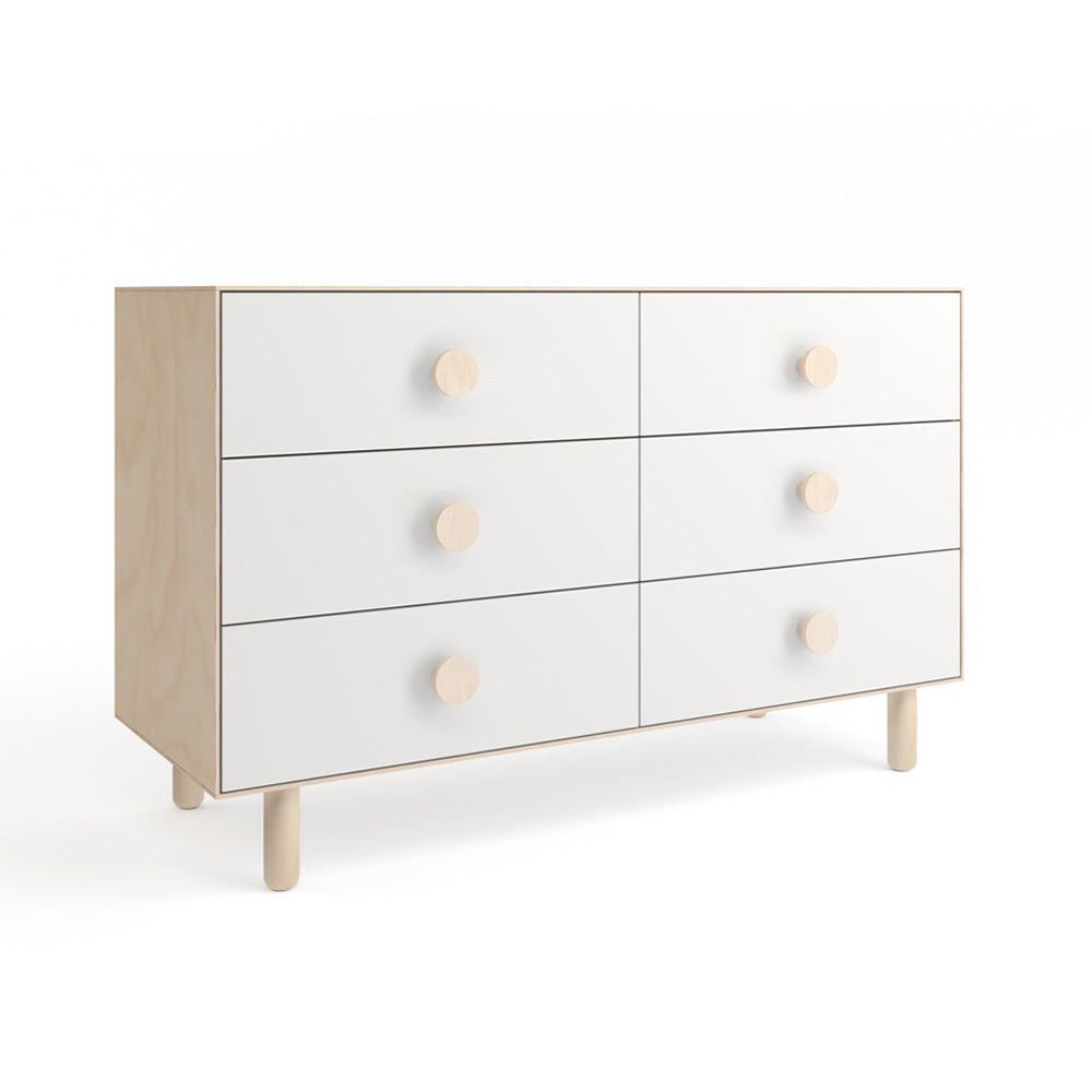 Modern Kids Furniture with Storage-6 Drawer Dresser