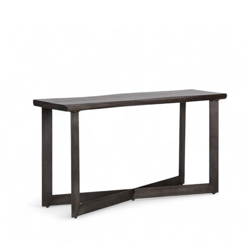 Modern Iron Console Table - Entryway