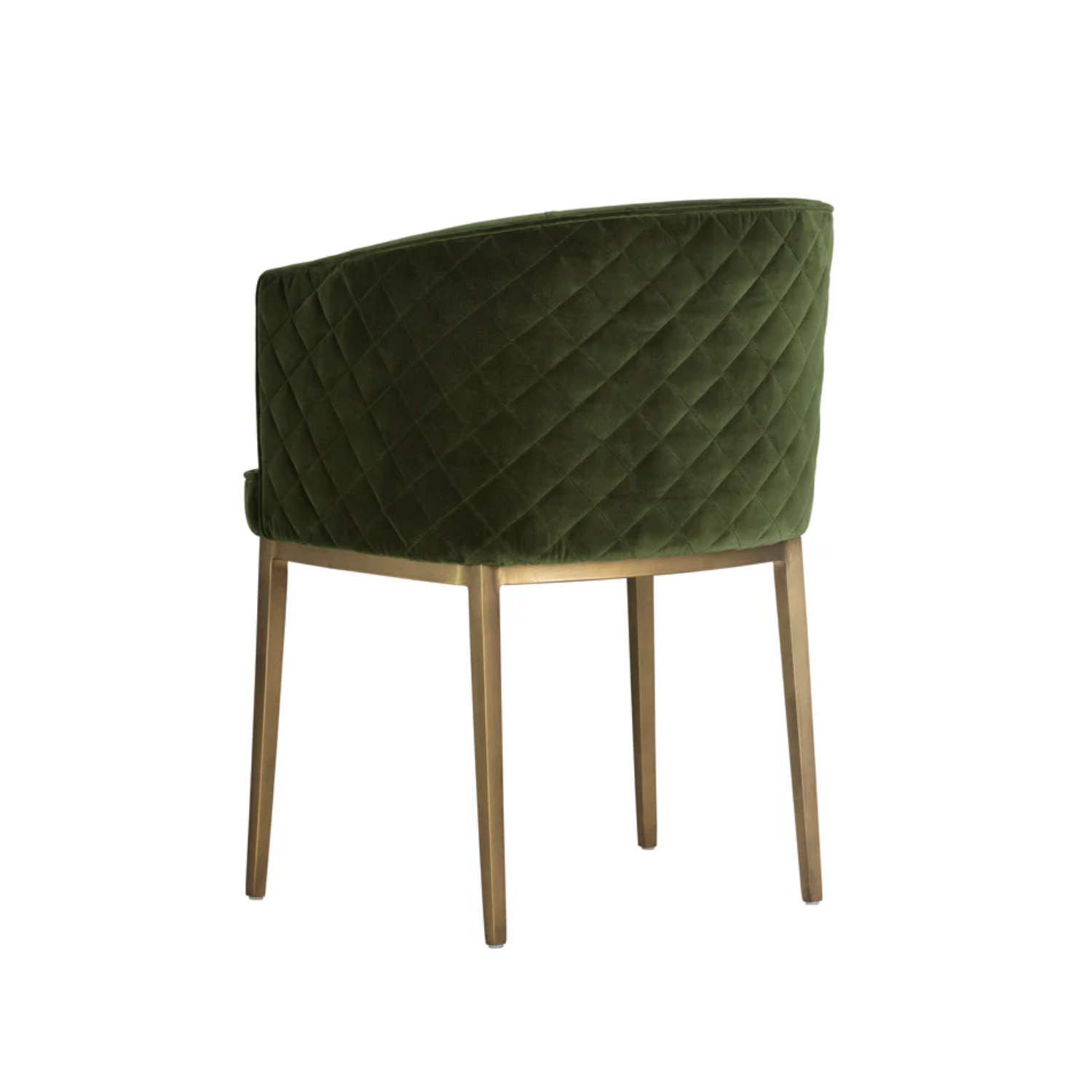 Modern Steel Dining Chair with Oval