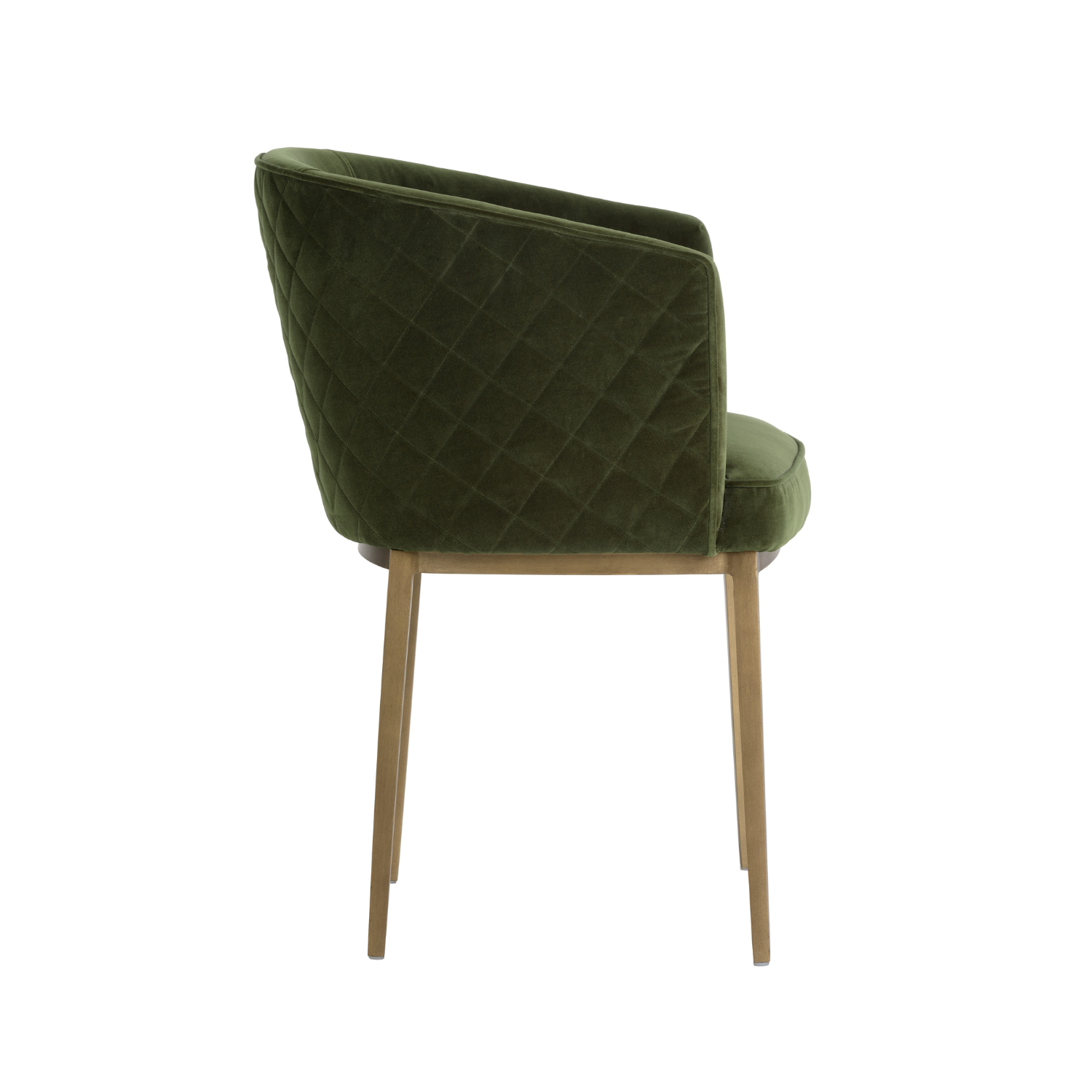 Modern Steel Dining Chair with Oval