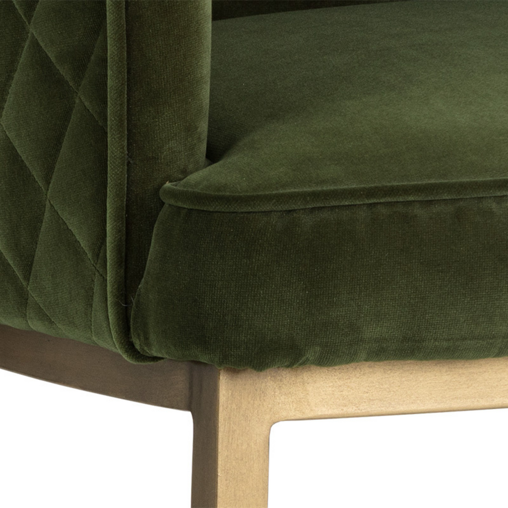 Modern Steel Dining Chair with Oval