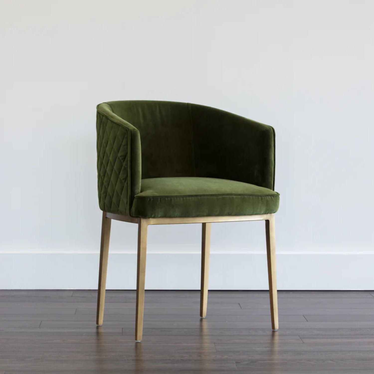 Modern Steel Dining Chair with Oval