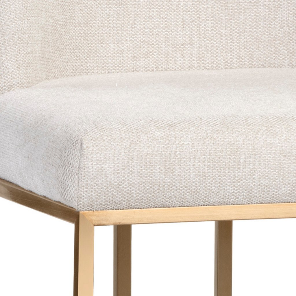 Industrial Steel Dining Chair with Oval