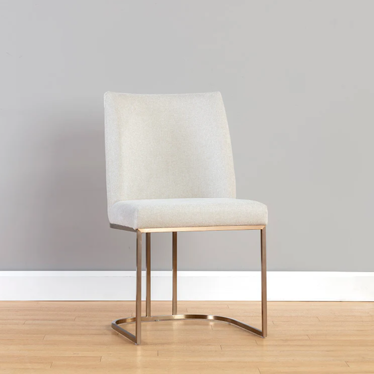 Industrial Steel Dining Chair with Oval