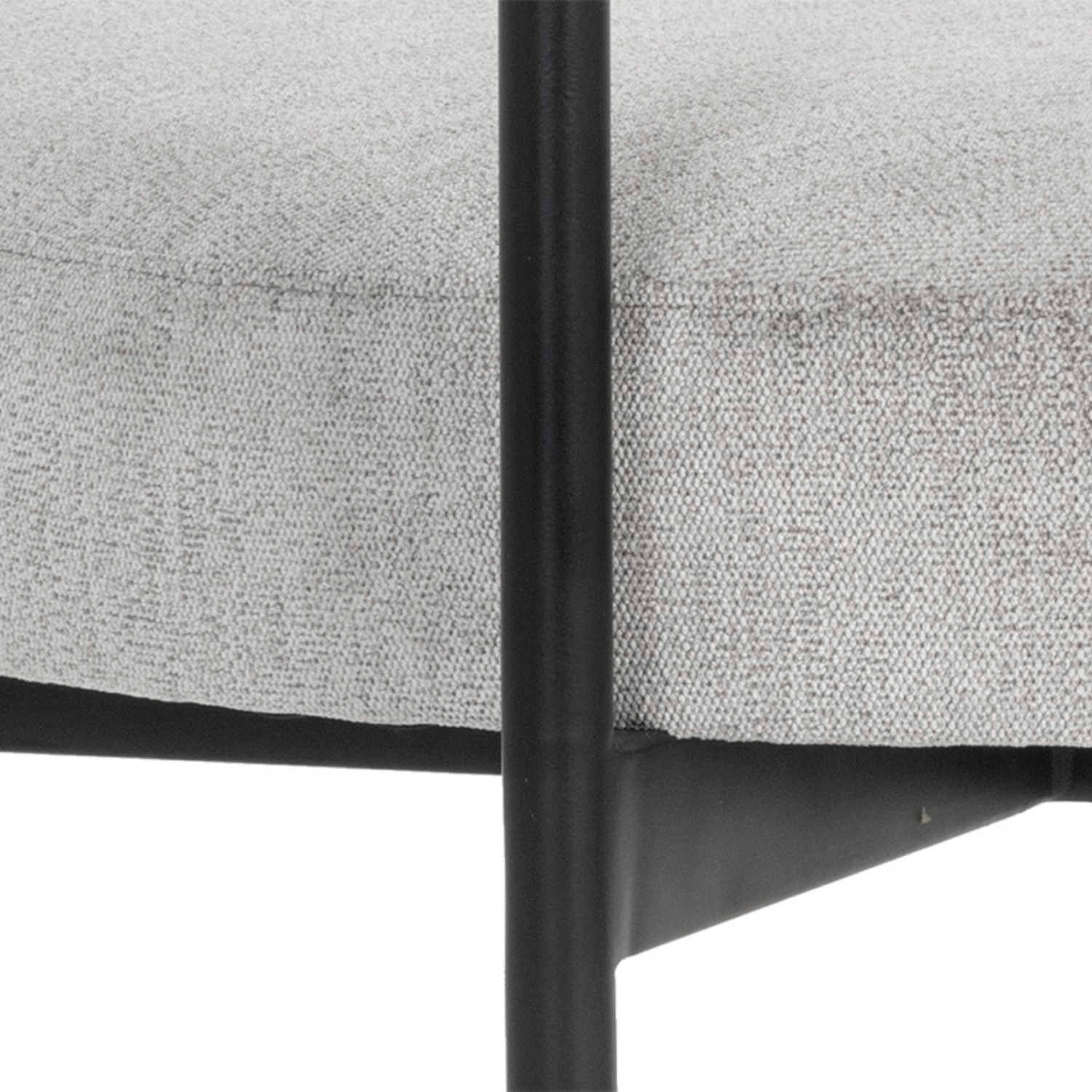 Modern Steel Bar/Counter Stool with Oval | Powder-Coated Finish