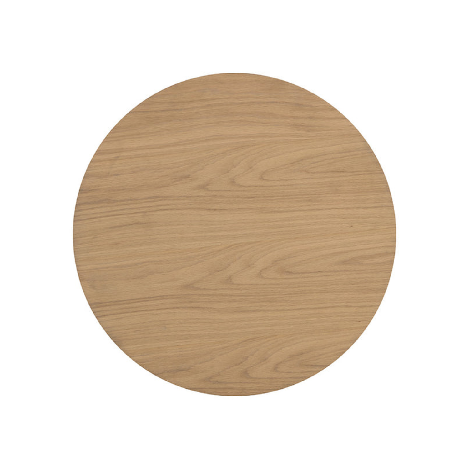 Rustic Oak Side Table with Fluted