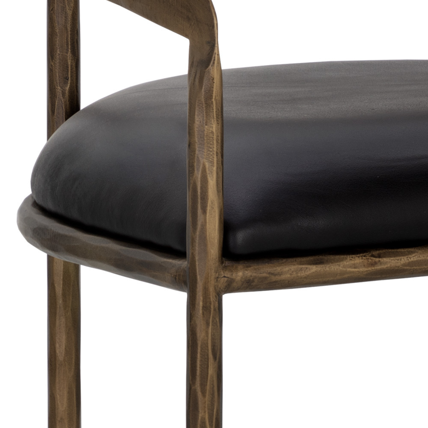 Classic Leather Bar/Counter Stool with Upholstered