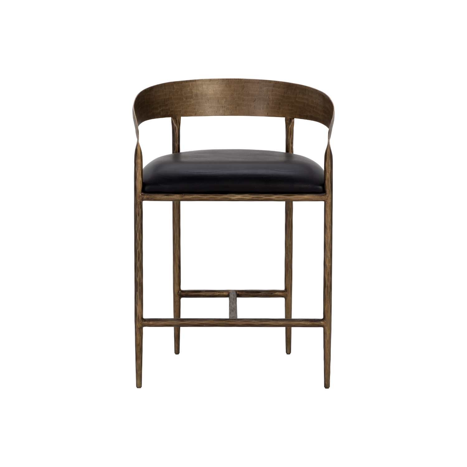 Classic Leather Bar/Counter Stool with Upholstered