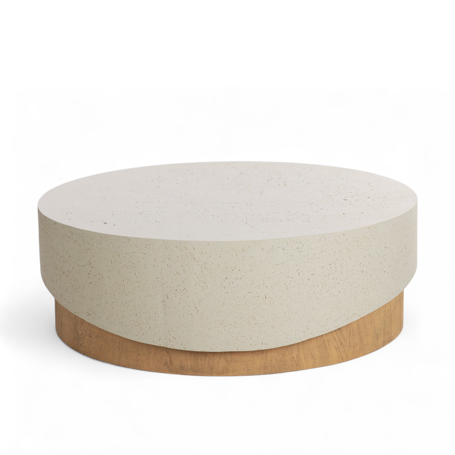 Modern Fibre-Reinforced Concrete Coffee Table with Sculptural - Outdoor