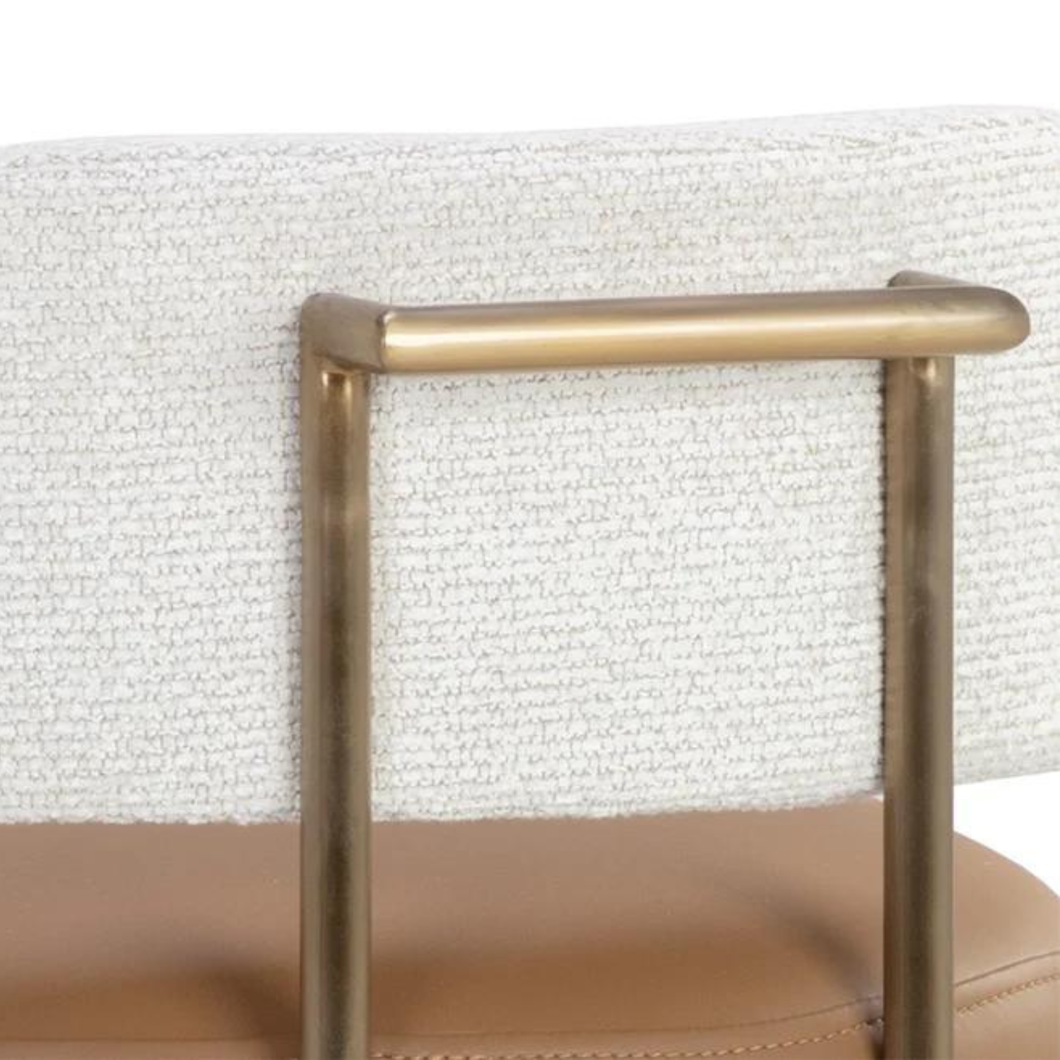 Classic Leather Bar/Counter Stool with Upholstered