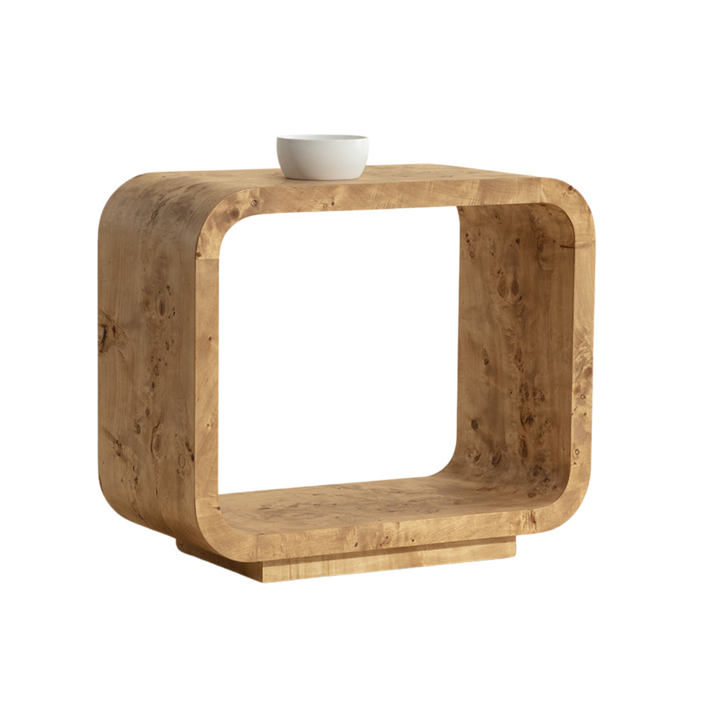 Table d'appoint moderne avec plateau rectangulaire