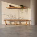 Rustic Teak Dining Bench with Reclaimed - Dining Room | 96"