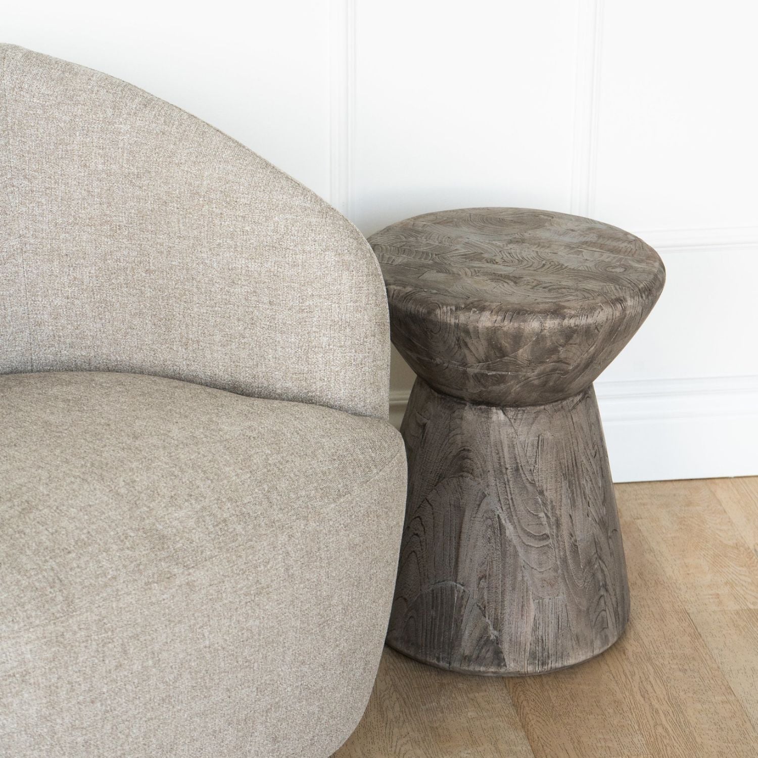 Farmhouse Reclaimed Wood Side Table with Handcrafted, Reclaimed