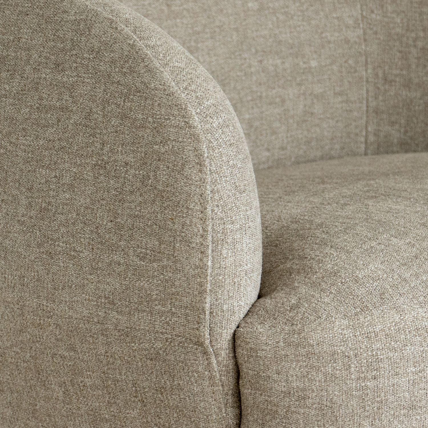 Contemporary Glass Lounge Chair with Swivel, Round