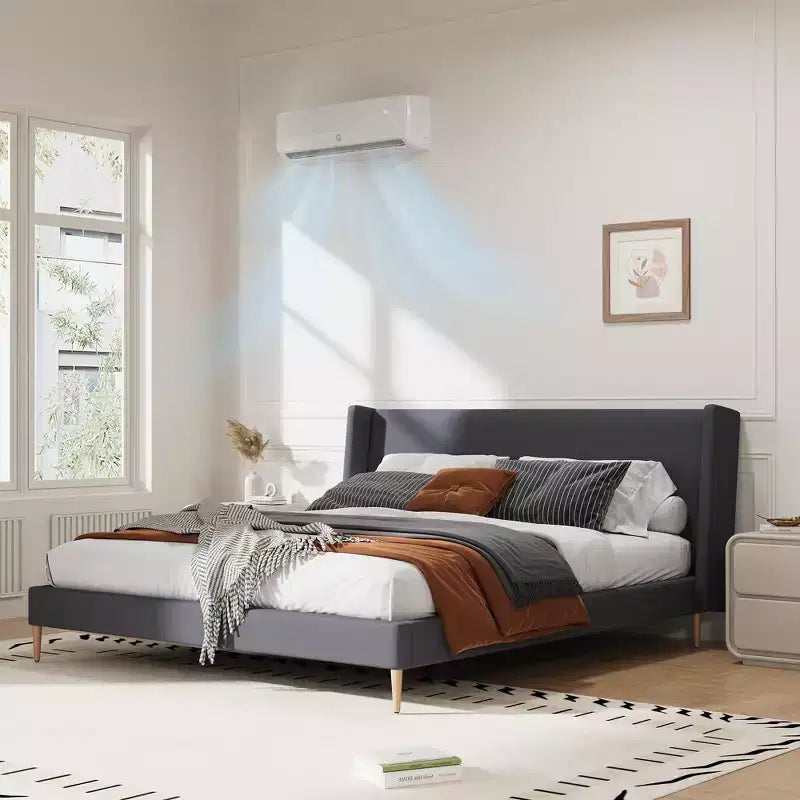 Climatiseur sans conduit bibloc ultra silencieux 42 dB | 12000 BTU 19 SEER avec pompe à chaleur | 3-en-1 : refroidissement, chauffage et déshumidification | Système de climatisation à onduleur 230 V blanc