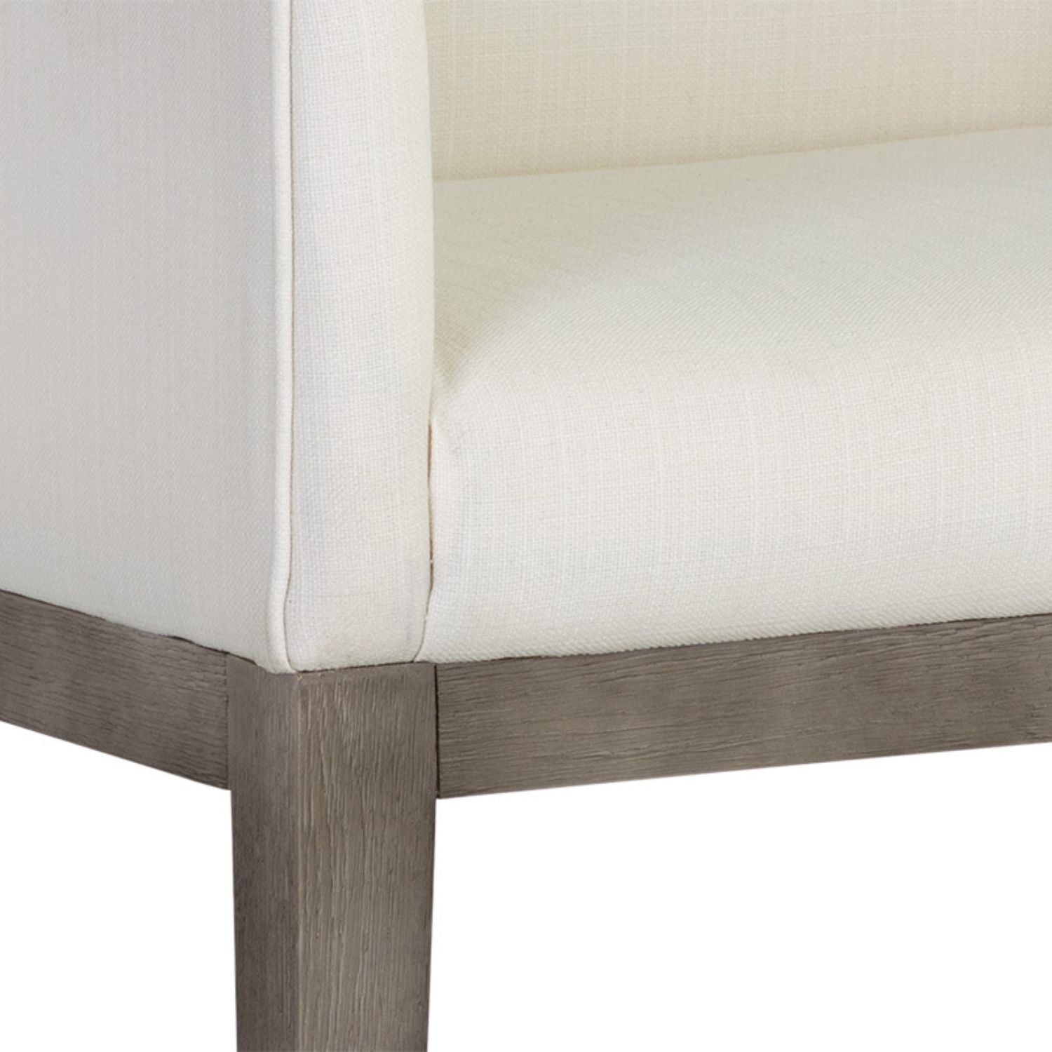 Modern Oak Dining Chair with Upholstered