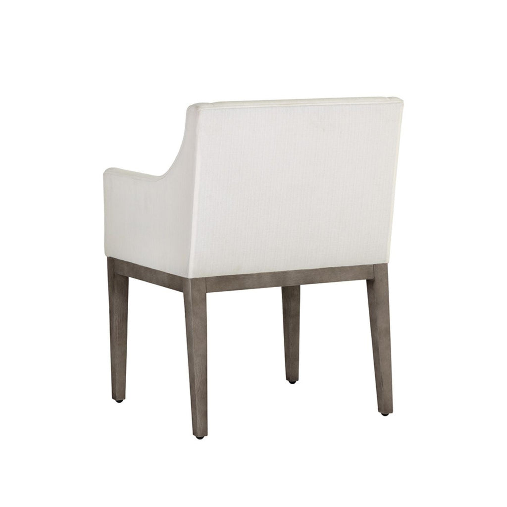 Modern Oak Dining Chair with Upholstered