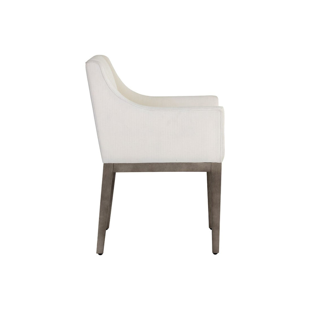 Modern Oak Dining Chair with Upholstered