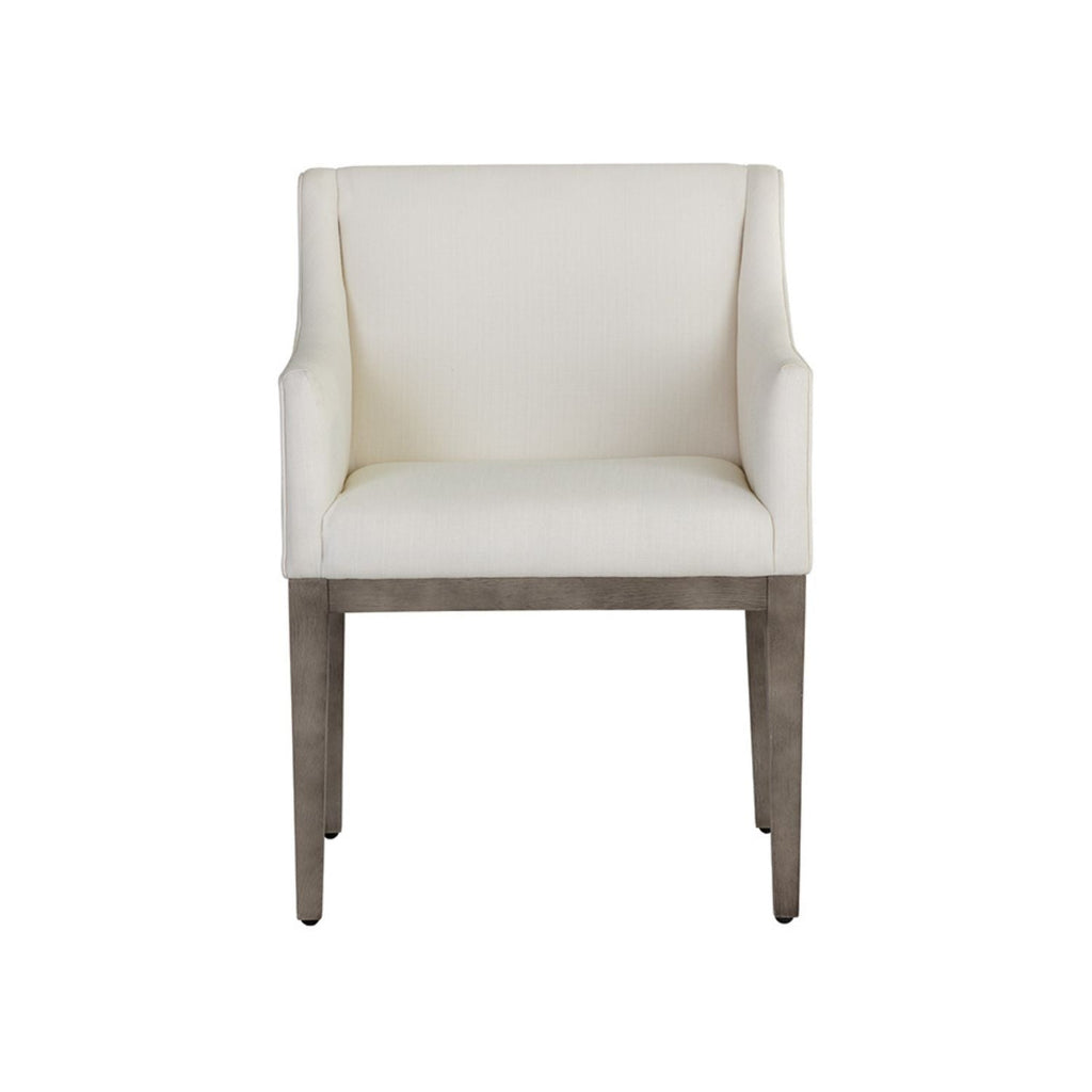 Modern Oak Dining Chair with Upholstered