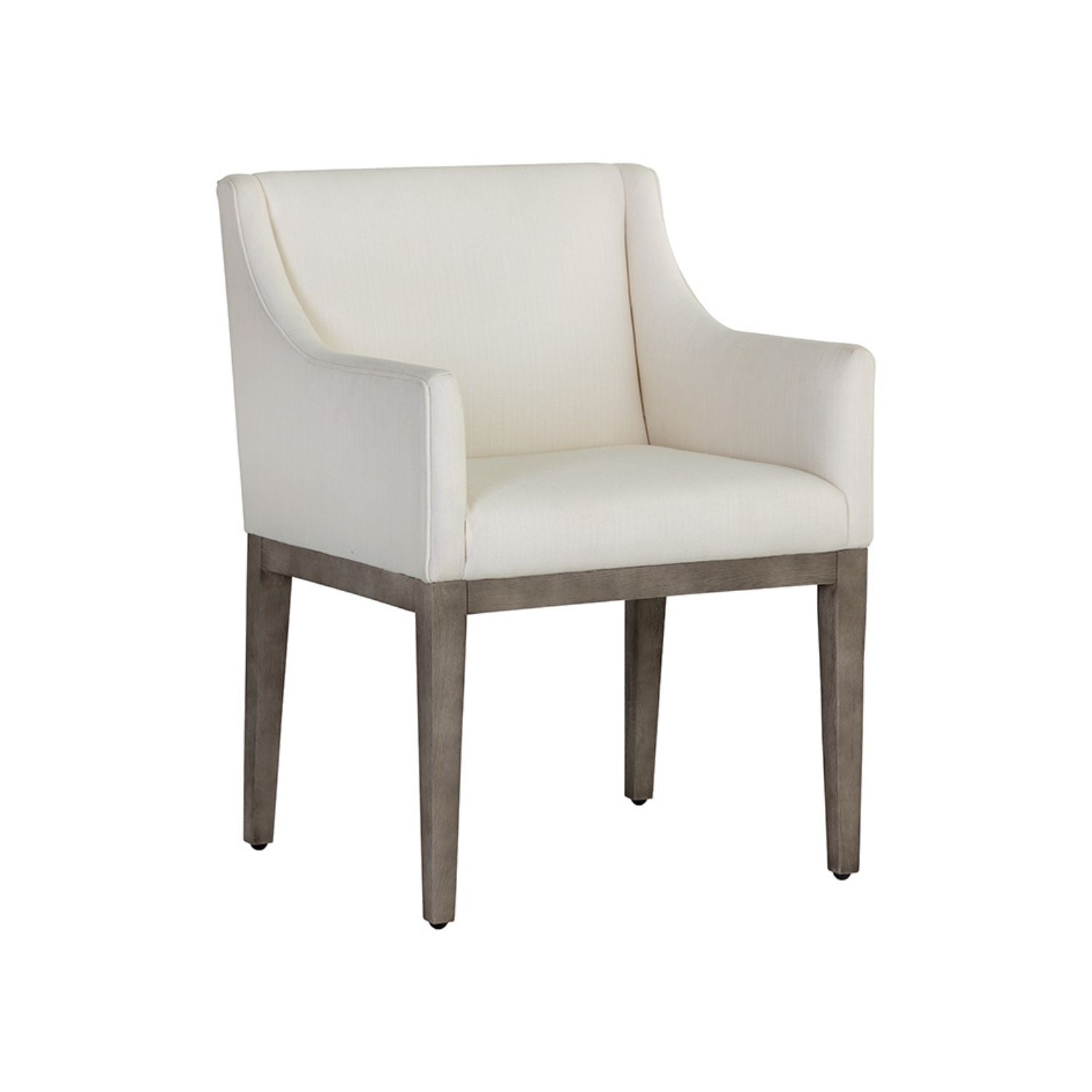 Modern Oak Dining Chair with Upholstered