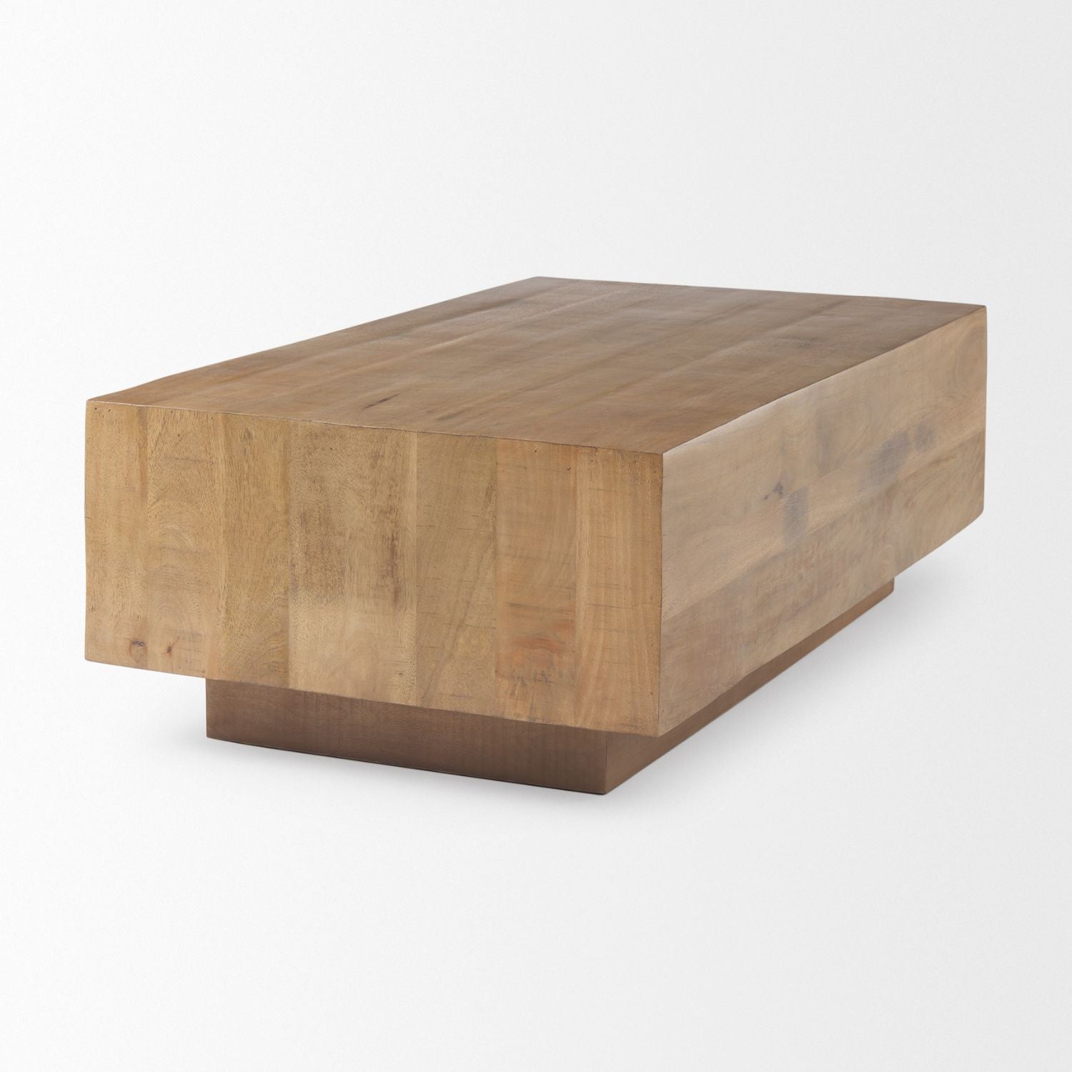 Rustic Iron Coffee Table with Rectangular | Distressed Finish