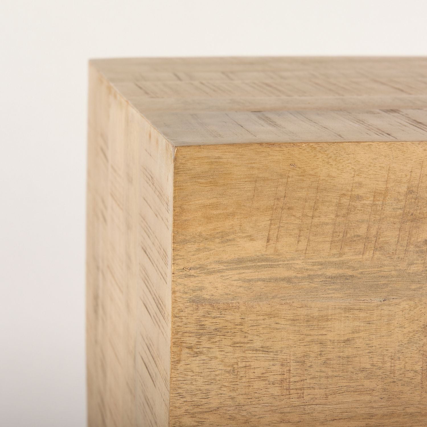 Rustic Iron Side Table | Distressed Finish