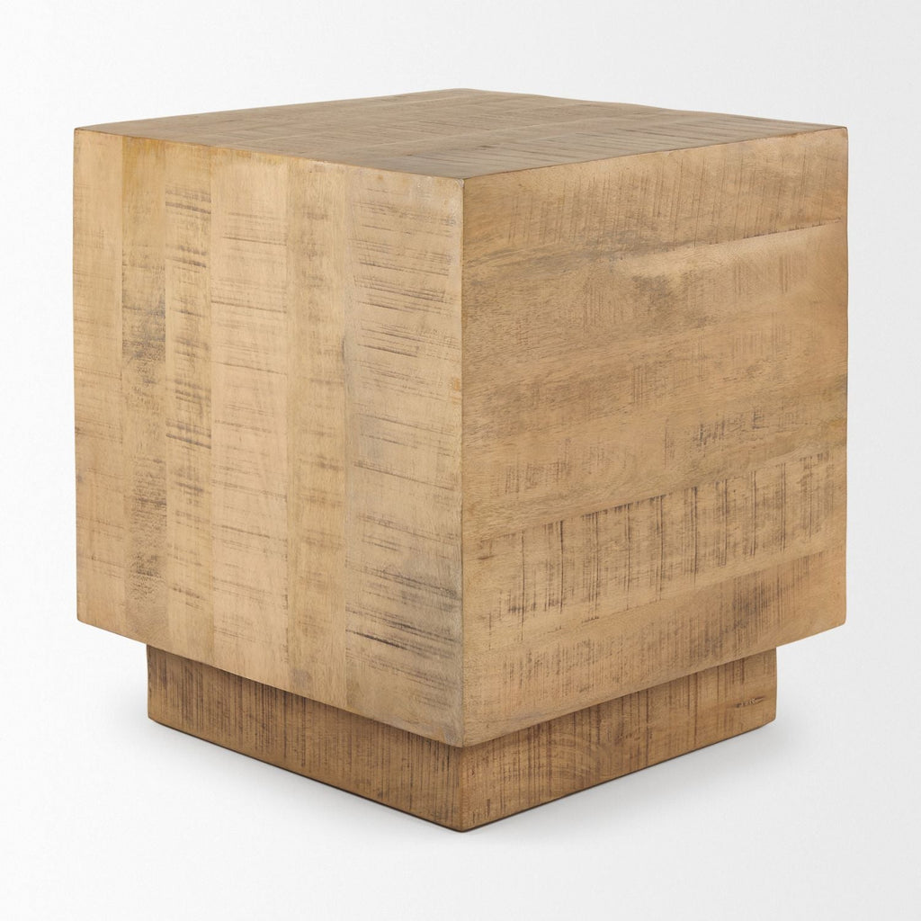 Rustic Iron Side Table | Distressed Finish