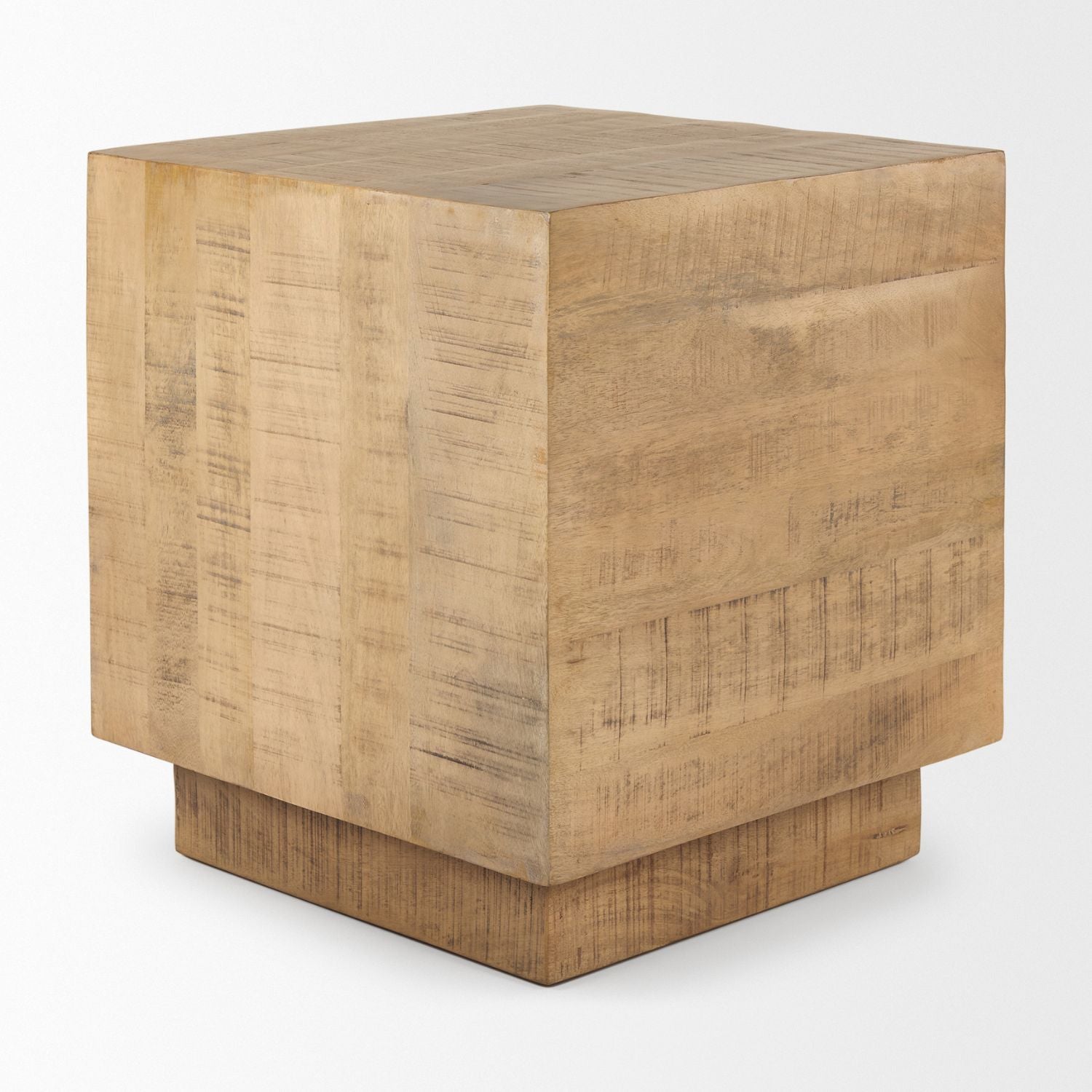 Rustic Iron Side Table | Distressed Finish