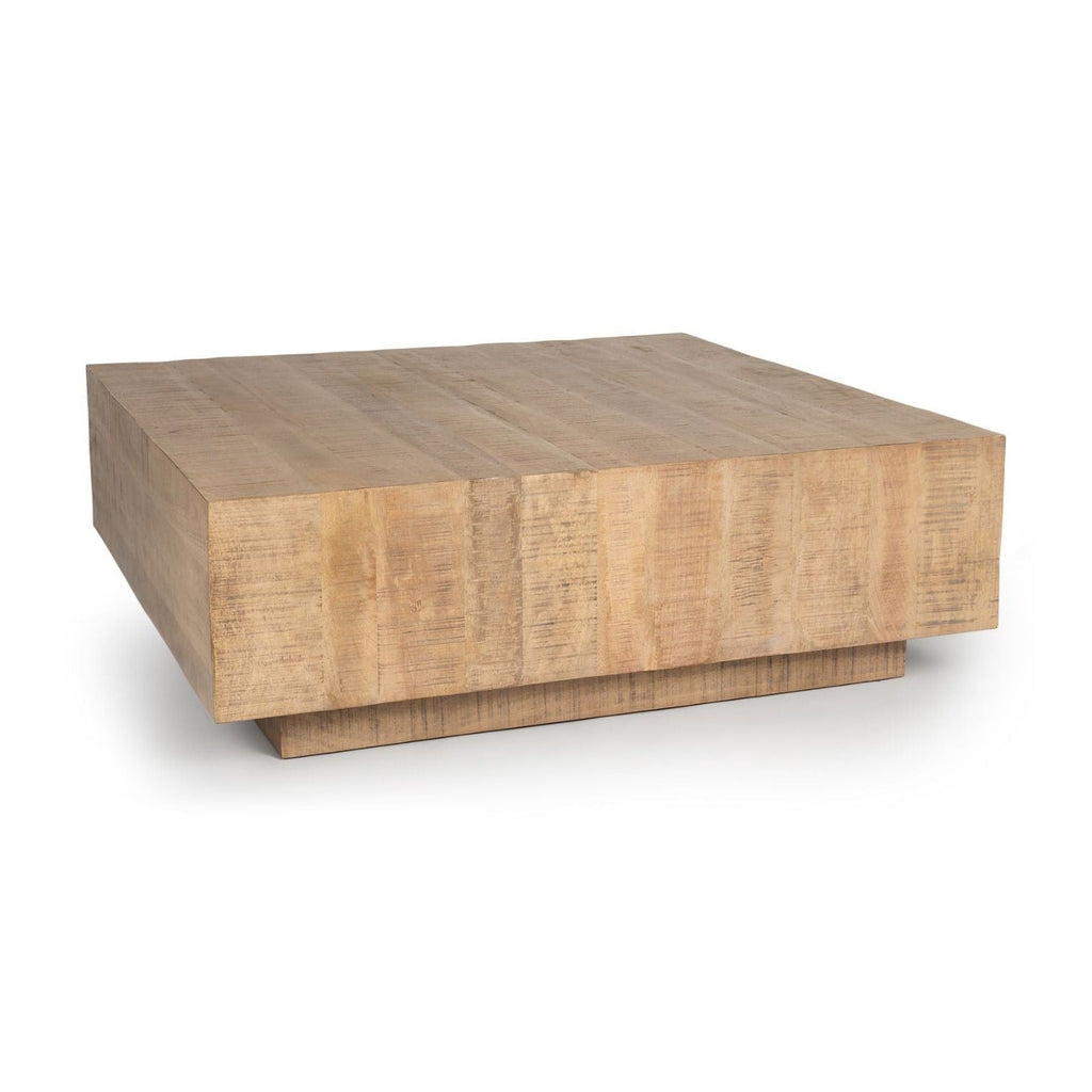 Rustic Iron Coffee Table | Distressed Finish