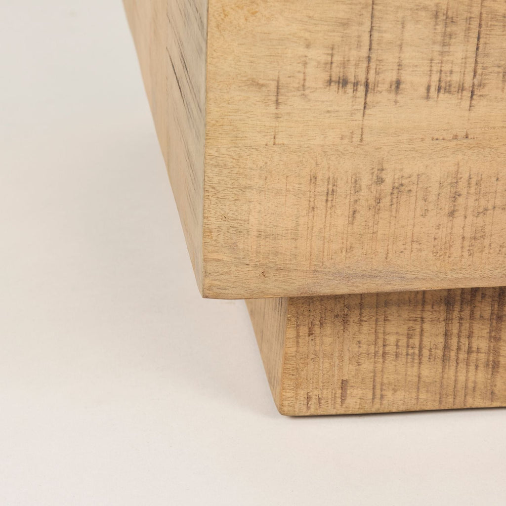 Rustic Iron Coffee Table | Distressed Finish